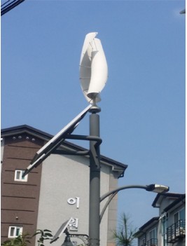 Helix Wind Turbine for Streetlight Use 100W 200W 300W 400W 500W 600W