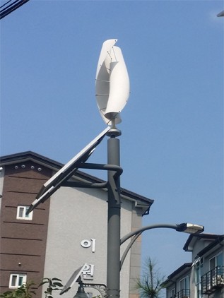 Helix Wind Turbine for Streetlight Use 100W 200W 300W 400W 500W 600W