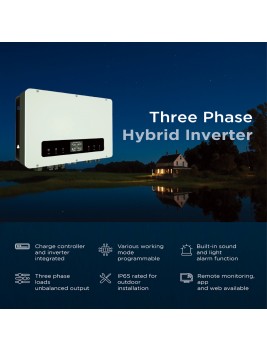 4KW~12KW Solar Hybrid Inverter With Battery Backup