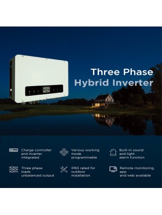 4KW~12KW Solar Hybrid Inverter With Battery Backup